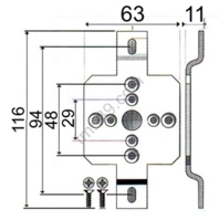 Pour moteurs SOMFY Supports moteur